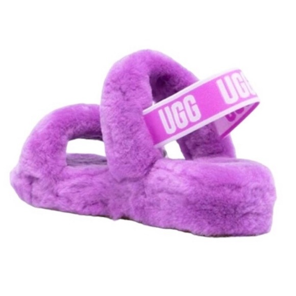 UGG! Oh Yeah Slide Slippers in Purple - Picture 3 of 4